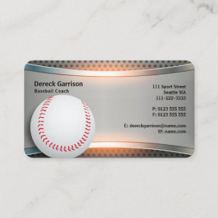 Create Your Own Baseball Business Card, Zazzle