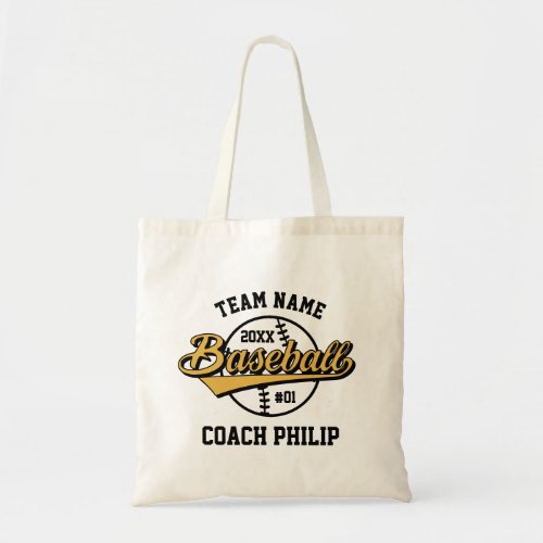 Baseball coach retirement team Mom player gift Tote Bag