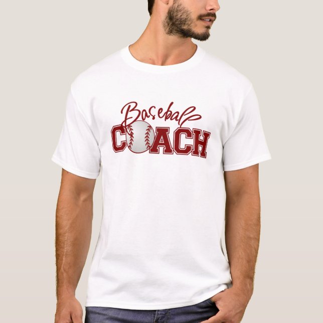 Baseball COACH T-Shirt (Front)