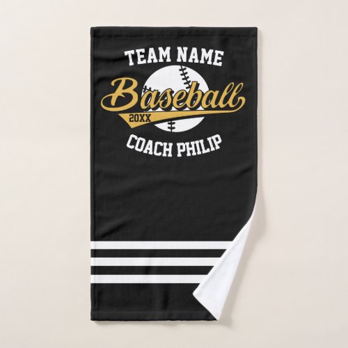 Baseball coach team Mom player team gift Hand Towel