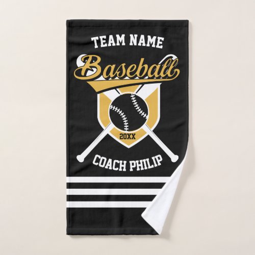 Baseball coach team Mom player team gift Hand Towel