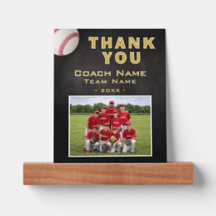 Baseball Coach Team Name Photo Picture Ledge