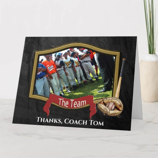 Baseball Coach Thank You (Front)