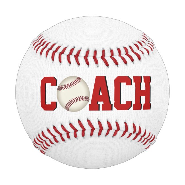Baseball Coach With Ball (Front)