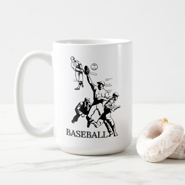 BASEBALL COFFEE MUG (With Donut)