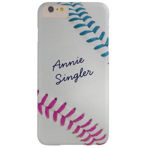 Baseball_Color Laces_Stitching_fu_tl_personalized Barely There iPhone 6 Plus Case