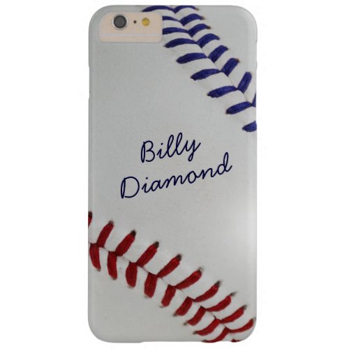 Baseball_Color Laces_Stitching_nb_dr_personalized Barely There iPhone 6 Plus Case