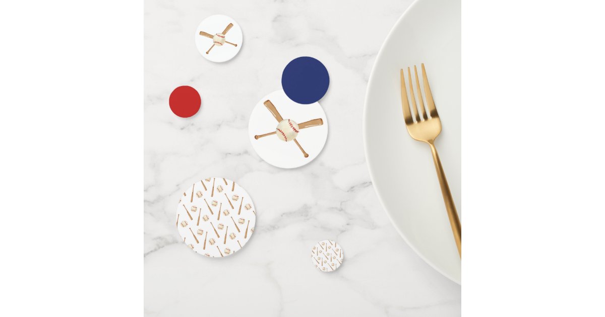 Baseball Confetti Zazzle