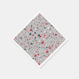 Baseball Confetti, Gray-PAPER PARTY NAPKINS