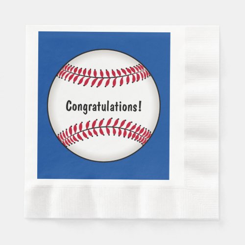 Baseball Congratulations Napkins