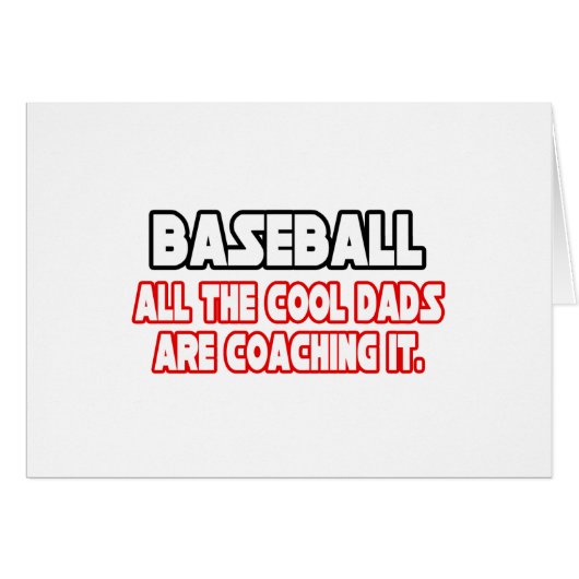 Baseball...Cool Dads (Front Horizontal)