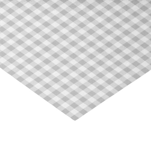 Baseball Coord Gingham Tissue Wrap_Blue_Gray Tissue Paper