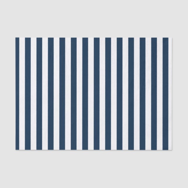 Baseball Coord Stripes Blue 17-TISSUE WRAP PAPER (Front)