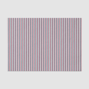 Baseball Coord Stripes RWB 20-TISSUE WRAPING PAPER