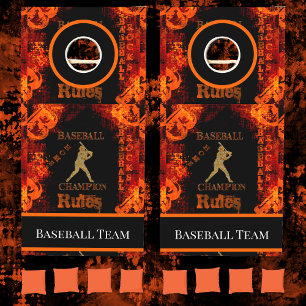 Baseball Cornhole Set