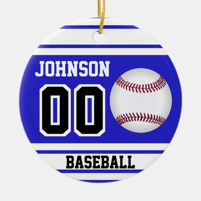 Baseball | Create Your Own Ceramic Ornament (Front)