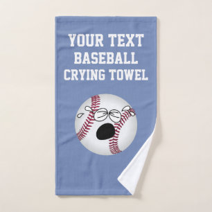 Baseball Crying Towel Your Text and Color