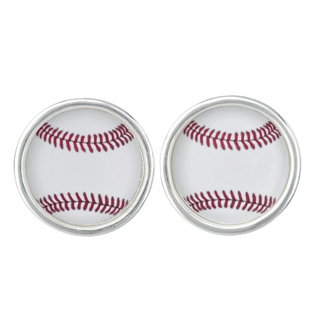 Baseball Cuff Links (Front)
