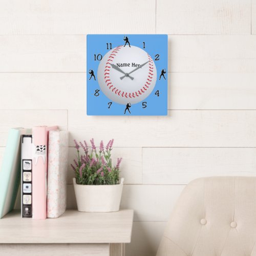 Baseball Custom Acrylic Wall Clock