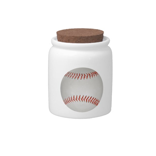 Baseball custom candy jar (Front)