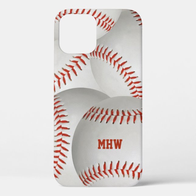 Baseball custom monogram phone cases (Back)