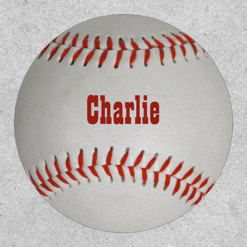 Baseball custom name patch