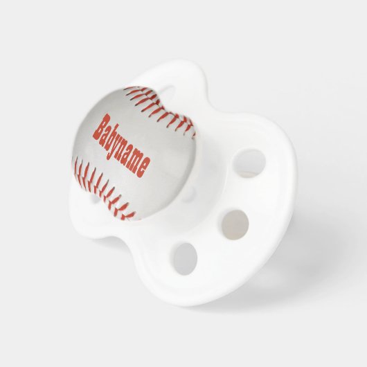 Baseball custom pacifier (Front Right)