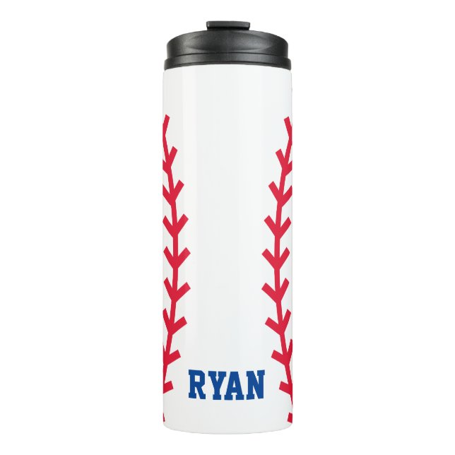 Baseball Custom Thermal Tumbler (Front)