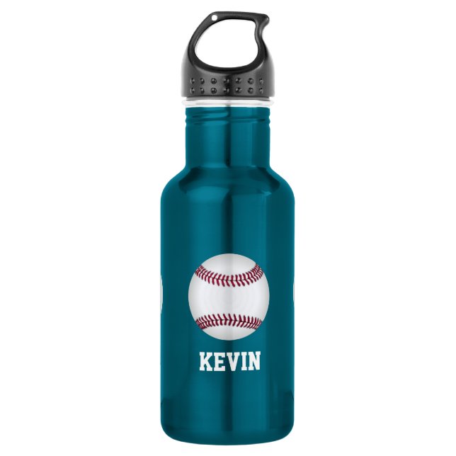Baseball Custom Water Bottle (Front)