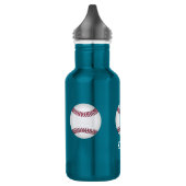 Baseball Custom Water Bottle (Left)