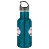 Baseball Custom Water Bottle (Back)