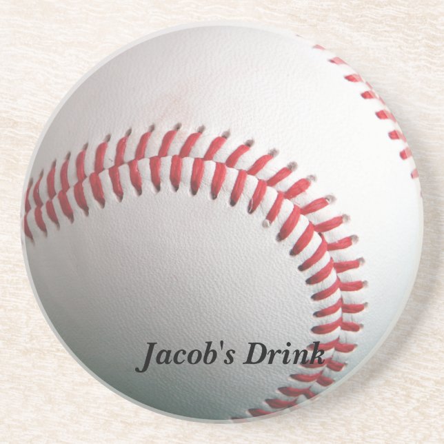 Baseball Customizable Coaster (Front)