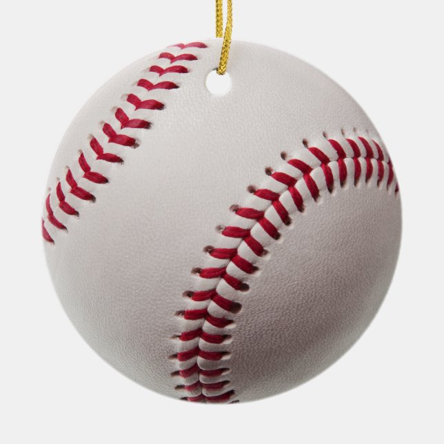 Baseball - Customized Ceramic Ornament (Front)