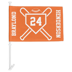 Baseball Customized Game Day Car Flag