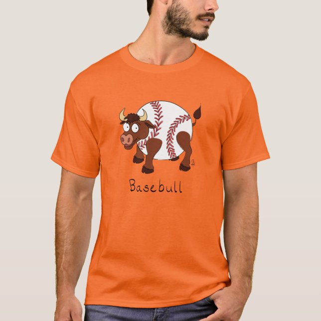 Baseball Cute Kids Cartoon Sports T-Shirt (Front)