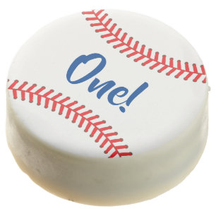 Baseball Cute Sports 1st Birthday Party Chocolate Covered Oreo