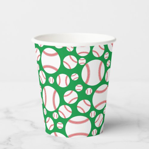Baseball Cute Sports Kids Birthday Party  Paper Cups