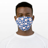Baseball Cute Sports Print Adult Cloth Face Mask (Worn)