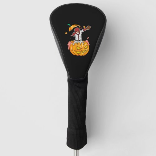 Baseball Dabbing Halloween T_Shirt Pumpkin Dab Golf Head Cover