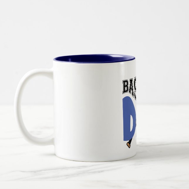 BASEBALL DAD 2024 Two-Tone COFFEE MUG (Left)