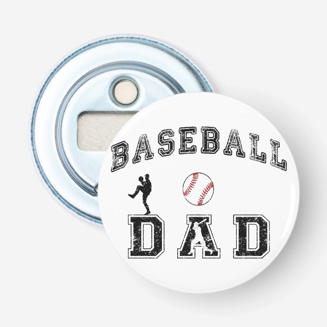 Baseball Dad Bottle Opener (Front)