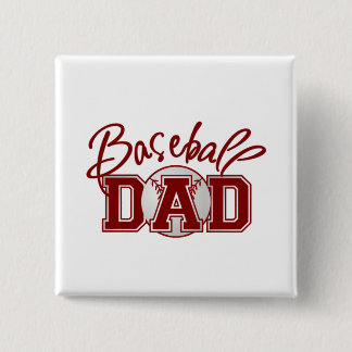 Baseball DAD Button