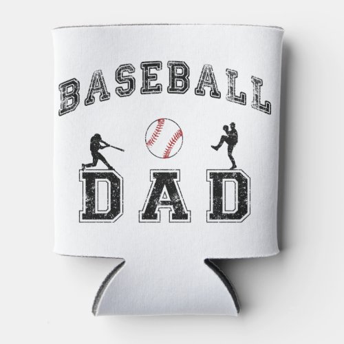 Baseball DAD Can Cooler