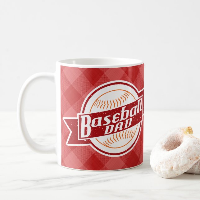 Baseball Dad Coffee Cup (With Donut)
