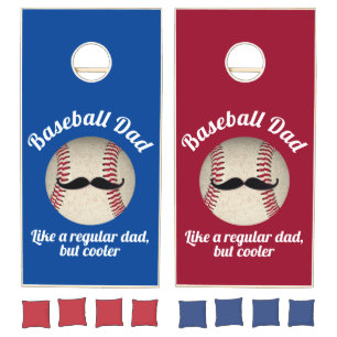 Baseball Dad Cornhole Set