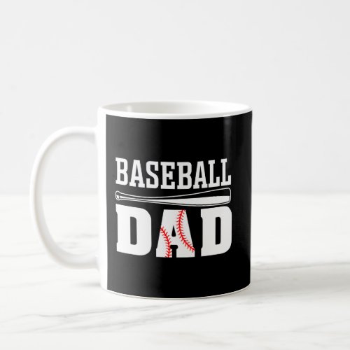 Baseball Dad Dad Baseball Coffee Mug