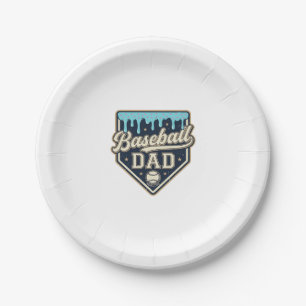 Baseball Dad Drippy Home Plate Vintage Vector Desi