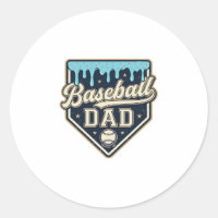 Baseball Dad Drippy Home Plate Vintage Vector Desi