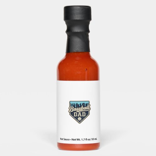 Baseball Dad Drippy Home Plate Vintage Vector Desi Hot Sauces