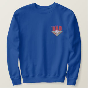 Baseball Dad Embroidered Sweatshirt